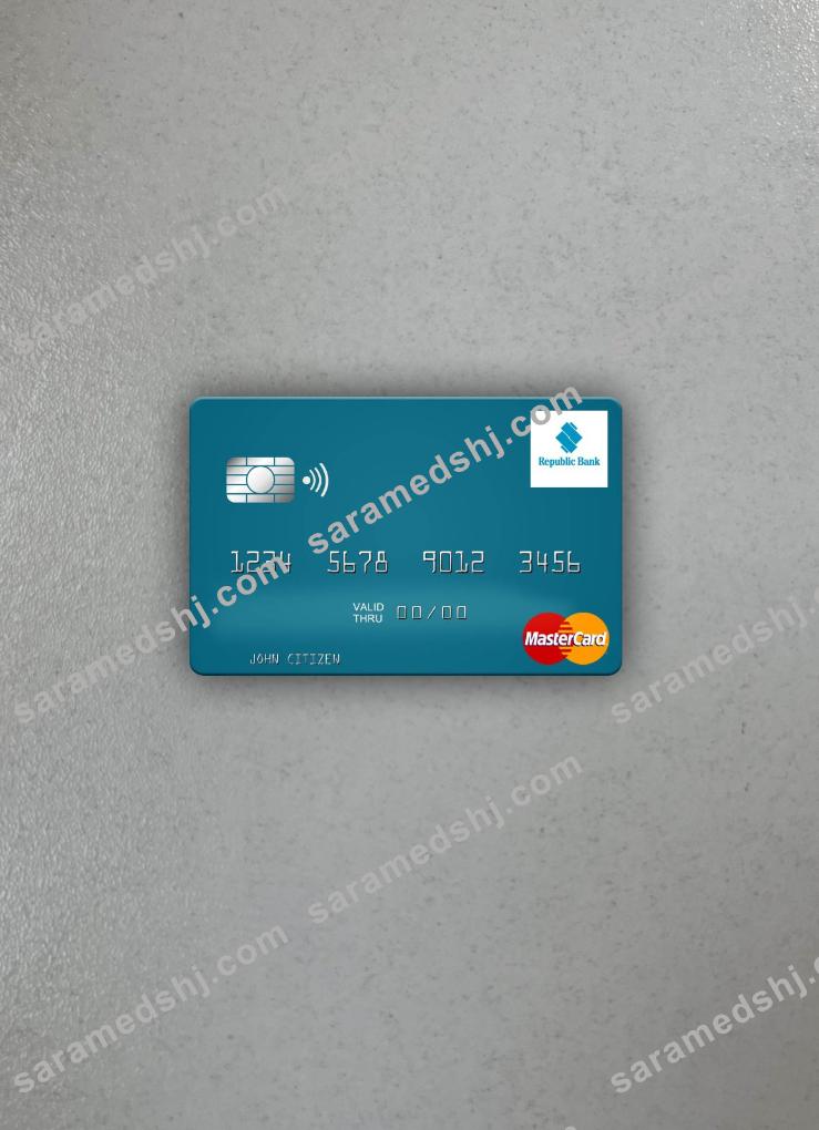 Grenada Republic Bank Grenada mastercard photolook front
